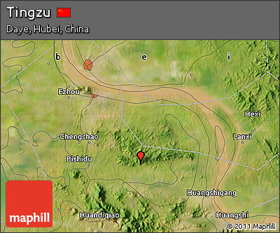 Satellite Map of Tingzu