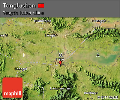 Satellite Map of Tonglushan