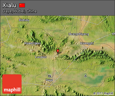 Satellite Map of Xialu