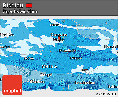 Political Panoramic Map of Bishidu
