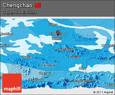 Political Panoramic Map of Chengchao