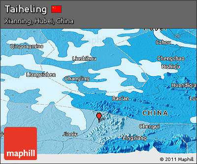 Political Panoramic Map of Taiheling