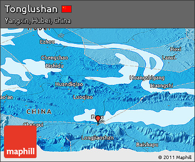 Political Panoramic Map of Tonglushan
