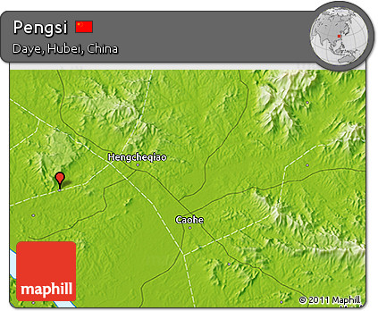 Physical 3D Map of Pengsi
