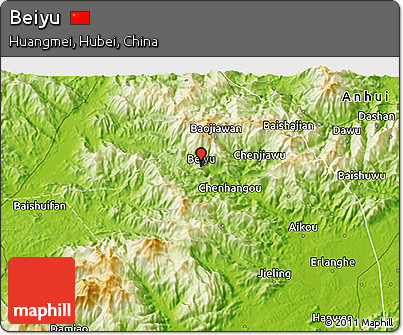 Physical 3D Map of Beiyu