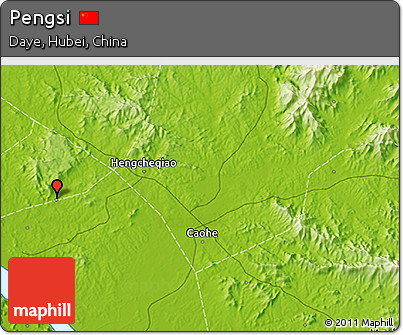Physical 3D Map of Pengsi