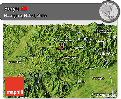 Satellite 3D Map of Beiyu