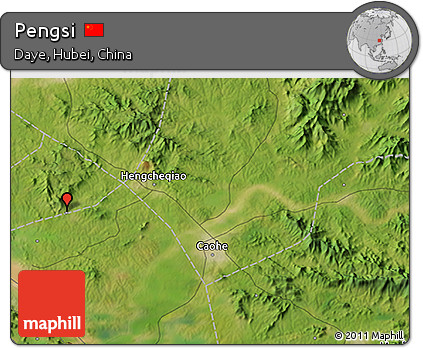 Satellite 3D Map of Pengsi