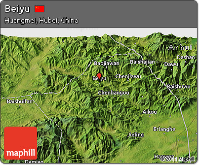 Satellite 3D Map of Beiyu