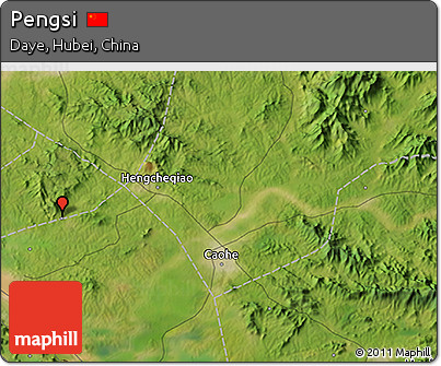 Satellite 3D Map of Pengsi