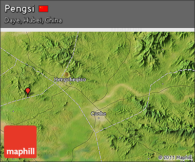 Satellite 3D Map of Pengsi