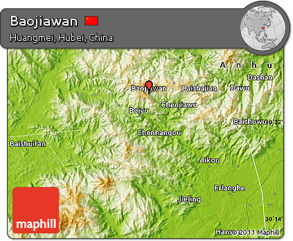 Physical Map of Baojiawan