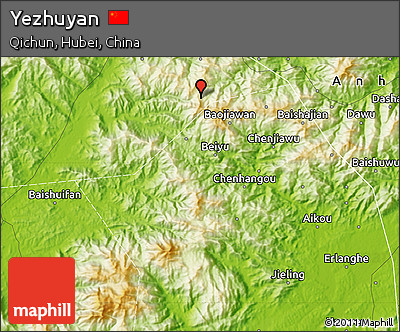 Physical Map of Yezhuyan