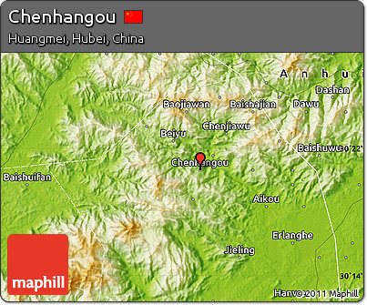 Physical Map of Chenhangou