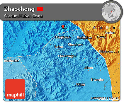 Political Map of Zhaochong