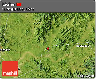 Satellite Map of Liuhe