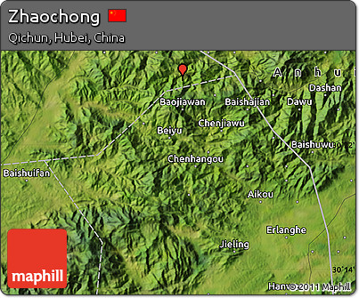Satellite Map of Zhaochong