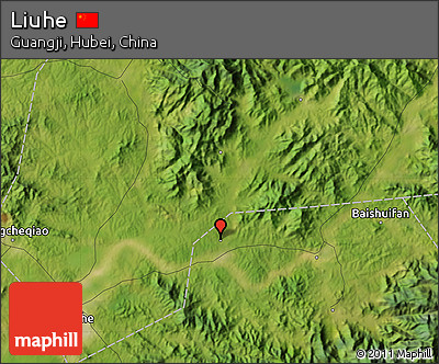 Satellite Map of Liuhe