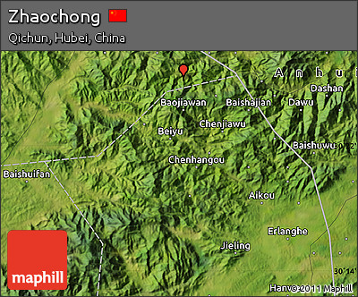 Satellite Map of Zhaochong