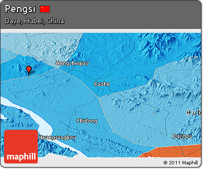 Political Panoramic Map of Pengsi