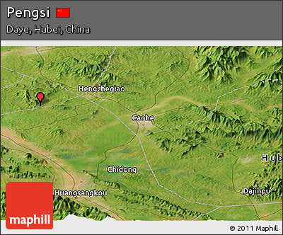 Satellite Panoramic Map of Pengsi