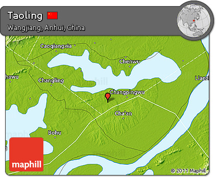Physical 3D Map of Taoling