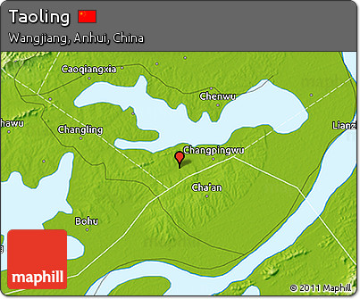 Physical 3D Map of Taoling