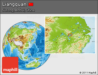 Physical Location Map of Liangquan