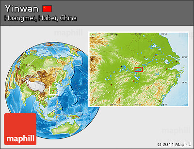 Physical Location Map of Yinwan