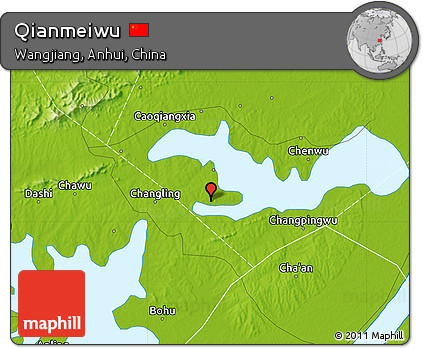 Physical Map of Qianmeiwu