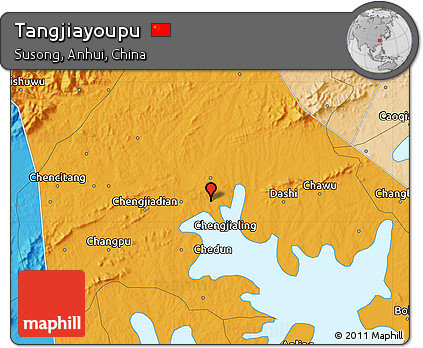 Political Map of Tangjiayoupu