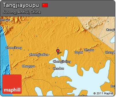 Political Map of Tangjiayoupu
