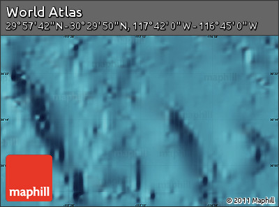 Satellite Map of the Area around 30° 13' 46" N, 117° 13' 29" W