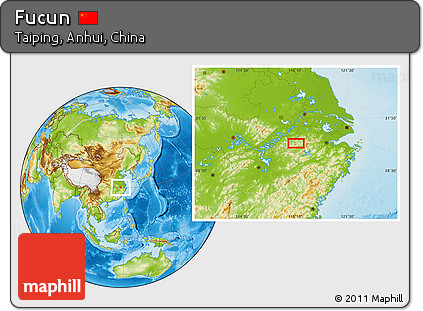 Physical Location Map of Fucun