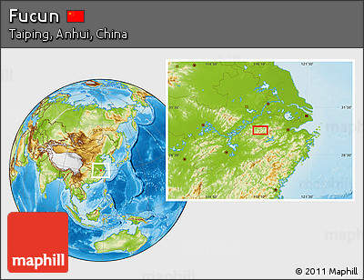 Physical Location Map of Fucun
