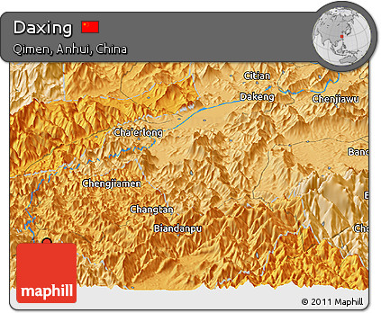 Political Panoramic Map of Daxing