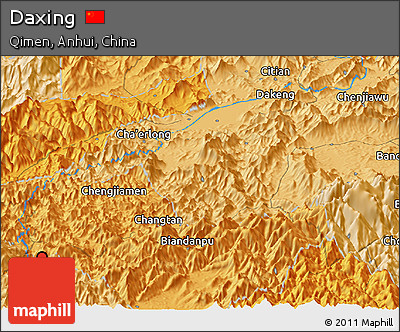 Political Panoramic Map of Daxing