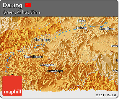 Political Panoramic Map of Daxing
