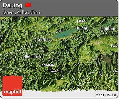 Satellite Panoramic Map of Daxing
