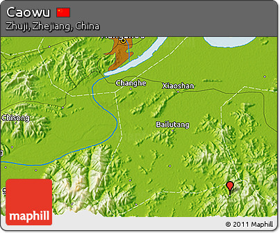 Physical 3D Map of Caowu