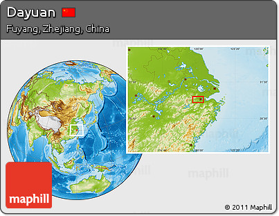 Physical Location Map of Dayuan