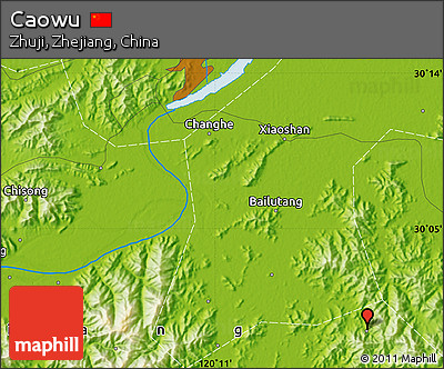 Physical Map of Caowu