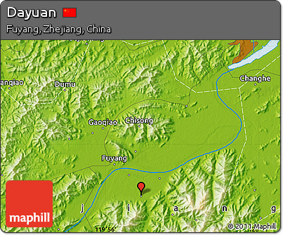Physical Map of Dayuan