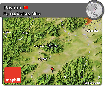 Satellite Map of Dayuan