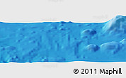Physical Panoramic Map of the area around 30° 13' 46" N, 123° 10' 30" W