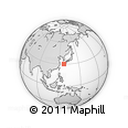 Outline Map of the Area around 30° 13' 46" N, 127° 34' 30" E, rectangular outline