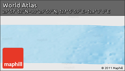 Physical Panoramic Map of the Area around 30° 13' 46" N, 127° 34' 30" E