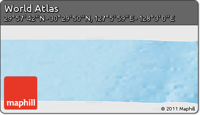 Physical Panoramic Map of the Area around 30° 13' 46" N, 127° 34' 30" E