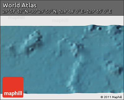 Satellite 3D Map of the Area around 30° 13' 46" N, 129° 16' 30" E