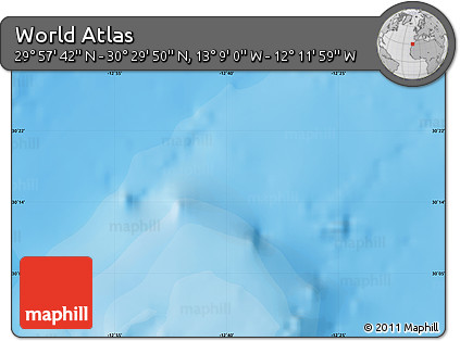 Political Map of the Area around 30° 13' 46" N, 12° 40' 30" W